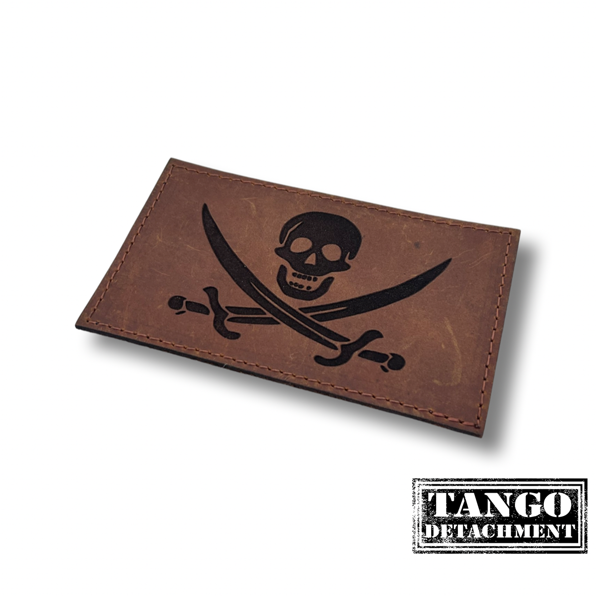 Jolly Roger Leather Patch