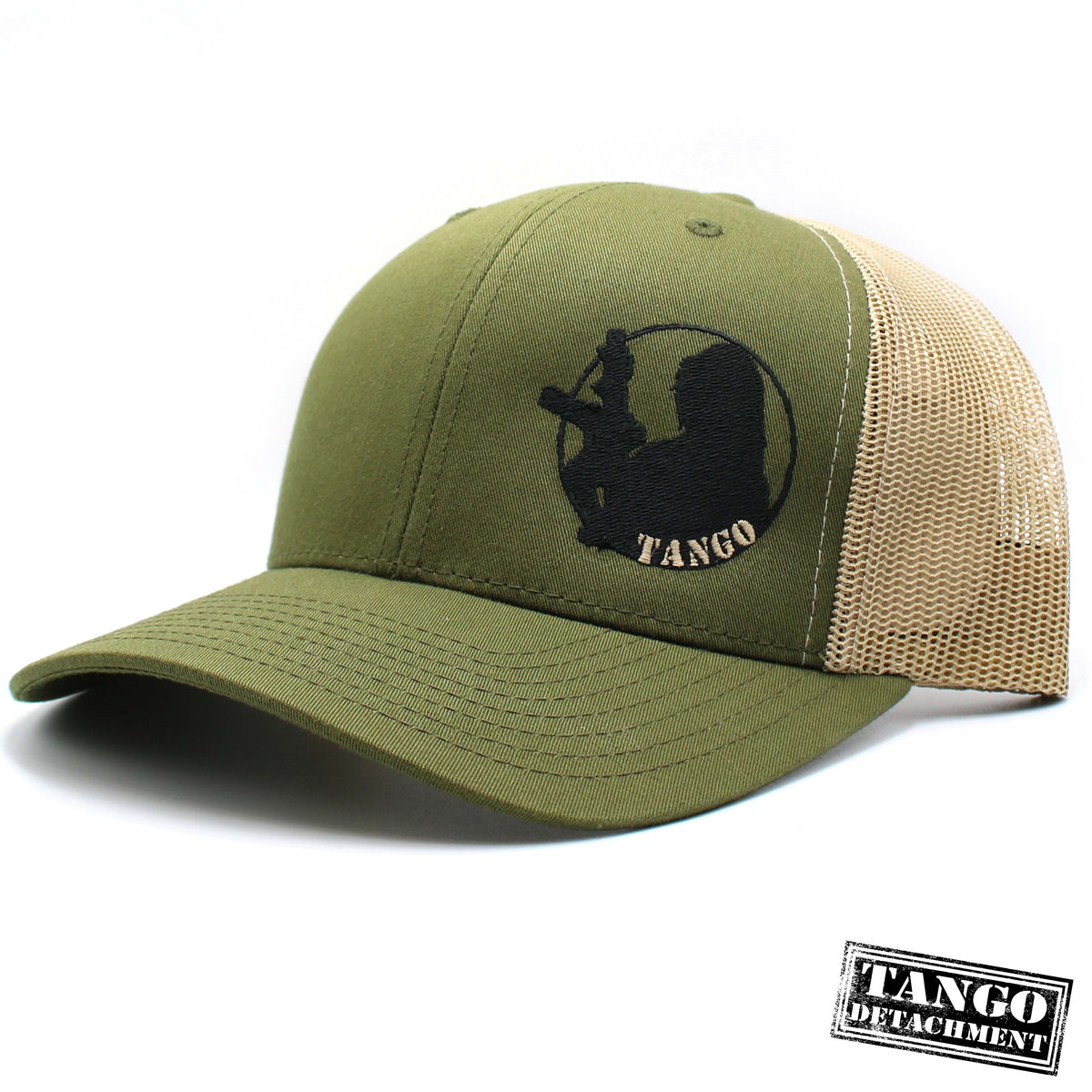 Tango Girl Pin-up Green Trucker Hat